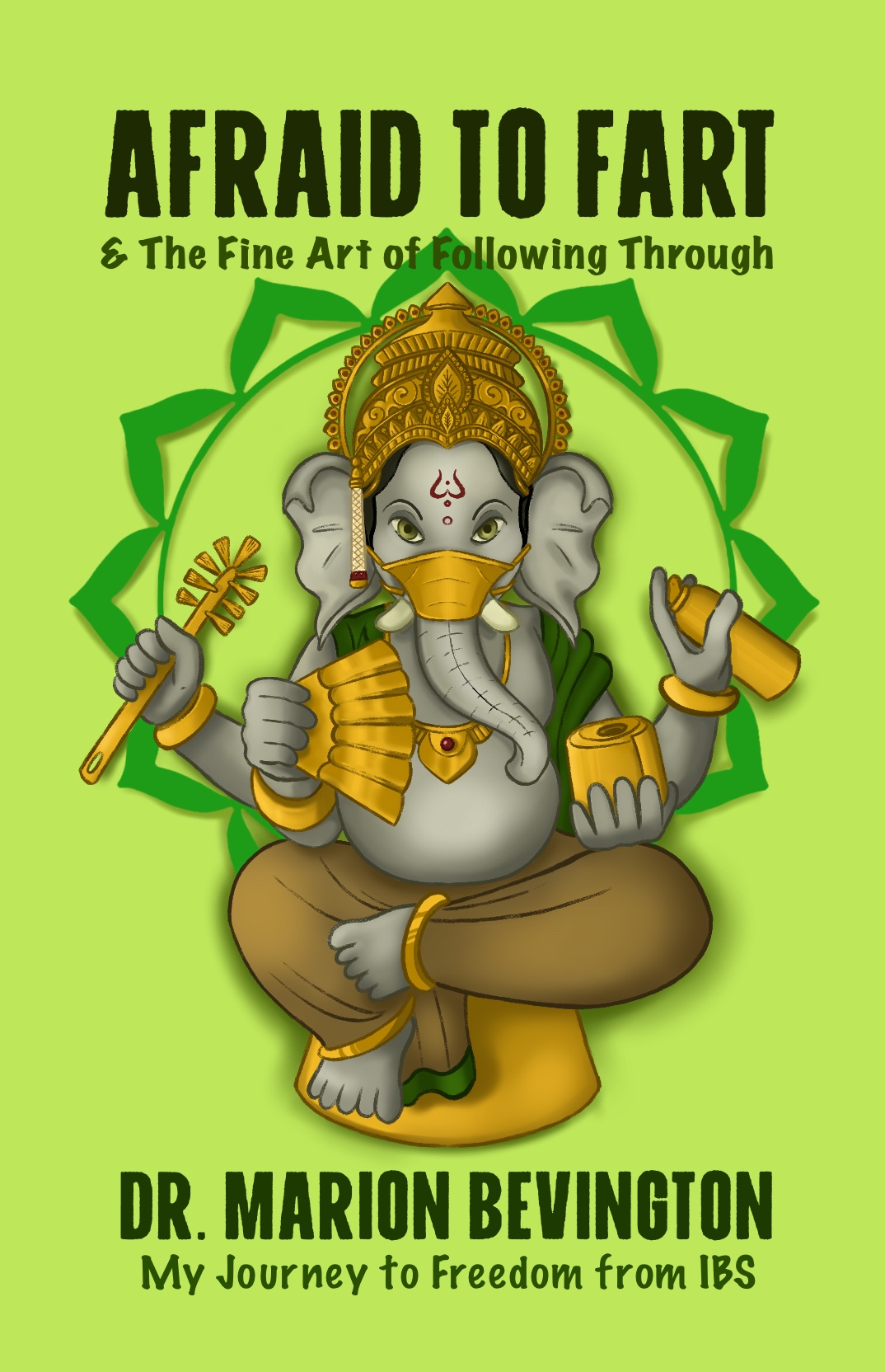 Special edition cover — illustrated Ganesha on snot-green mandala — included with membership.